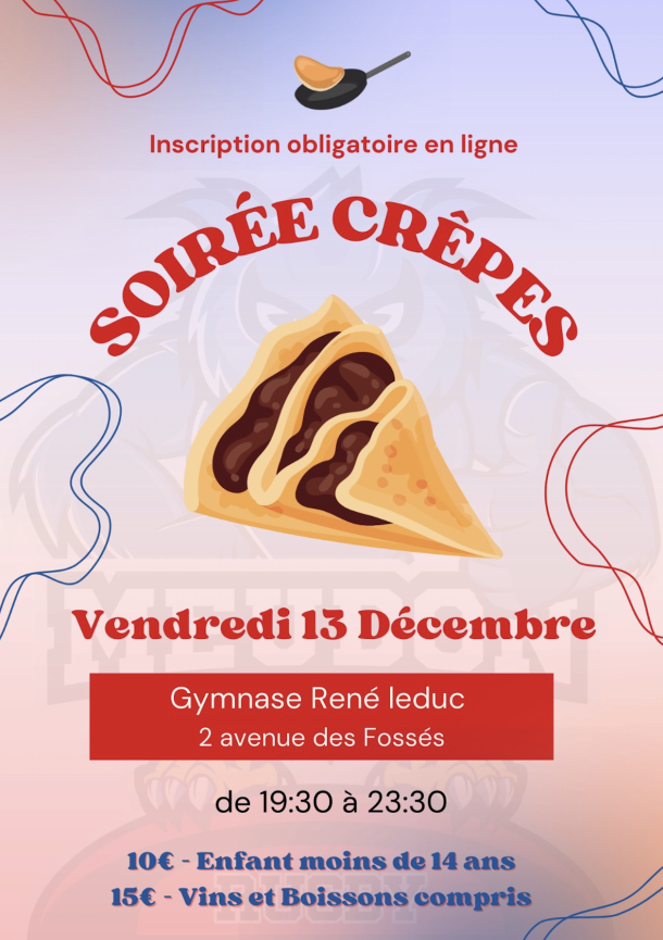 Affiche soirée crêpes 2024